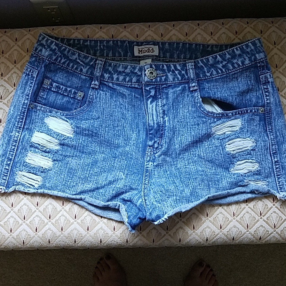 High waisted shorts